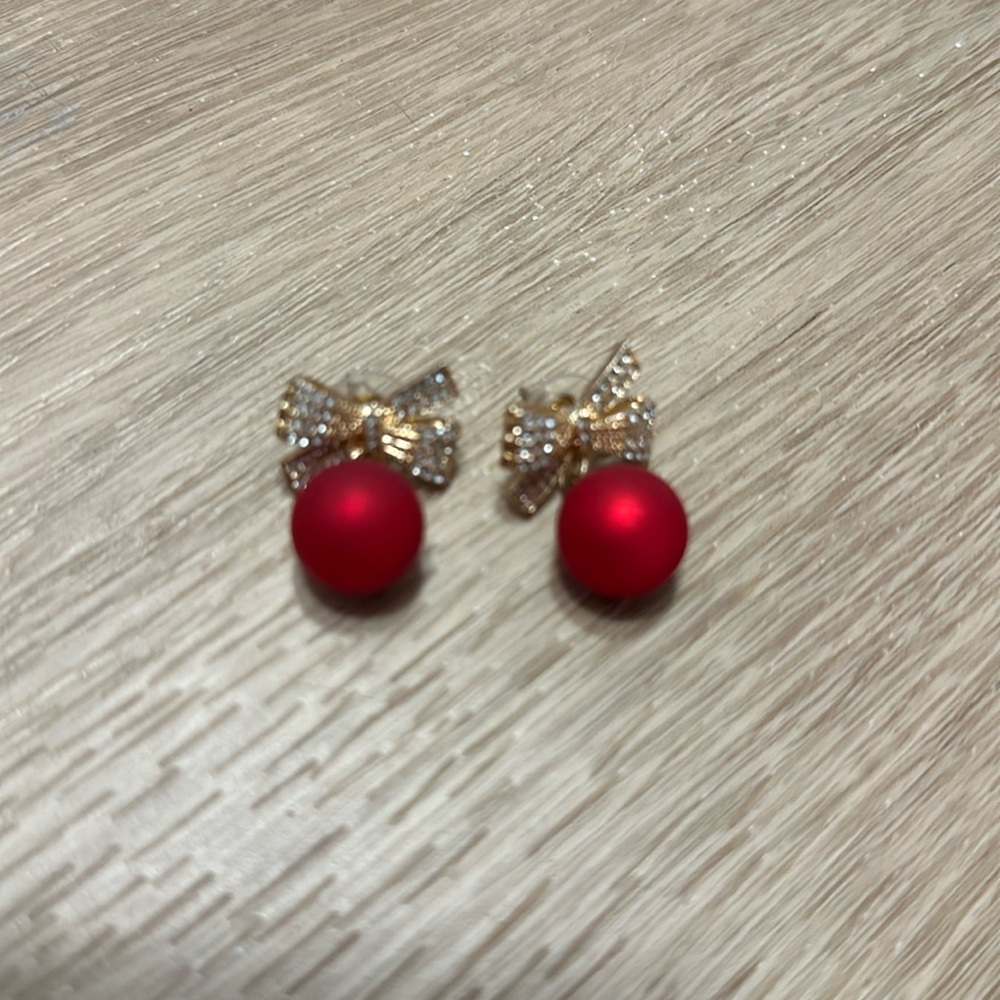 Christmas ornament earrings